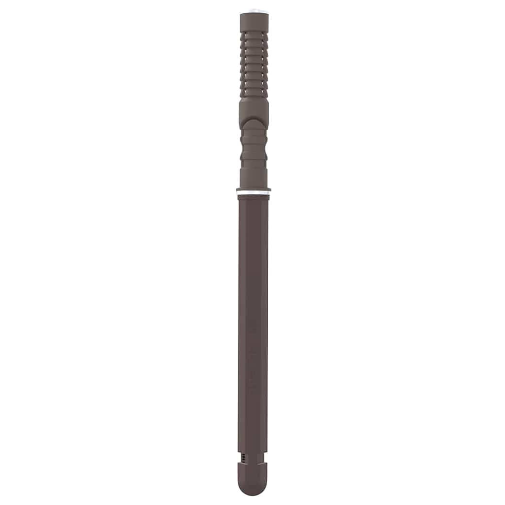 vidaXL Brackets pentru rafturi flotante 12 pcs Maro Ø12 x 190 mm Oțel vidaXL Brackets pentru rafturi flotante 12 pcs Maro Ø12 x 190 mm Oțel