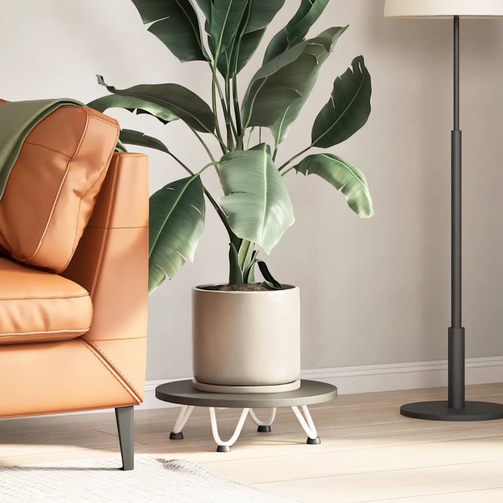 vidaXL Picioare tip agrafă pentru măsuță de cafea, 4 buc., alb, 10 cm, oțel masiv