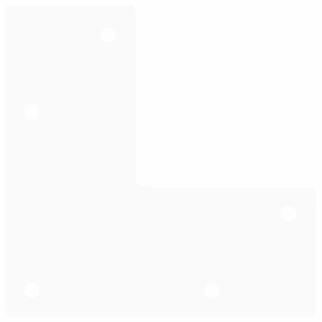 vidaXL Picioare tip agrafă pentru măsuță de cafea, 4 buc., alb, 30 cm, oțel masiv