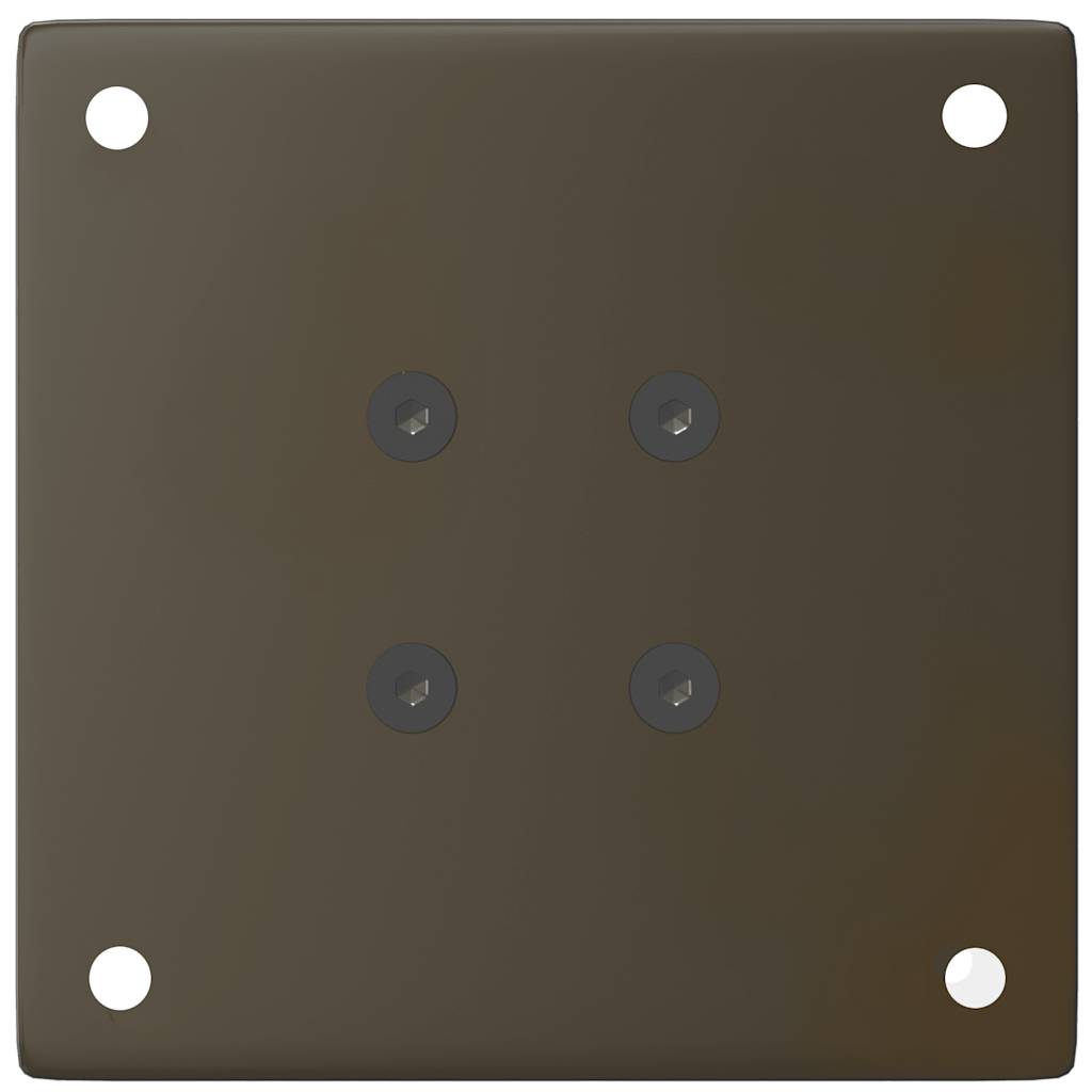 vidaXL Picioare pentru măsuță de cafea, 4 buc., oțel natural, 30-32 cm