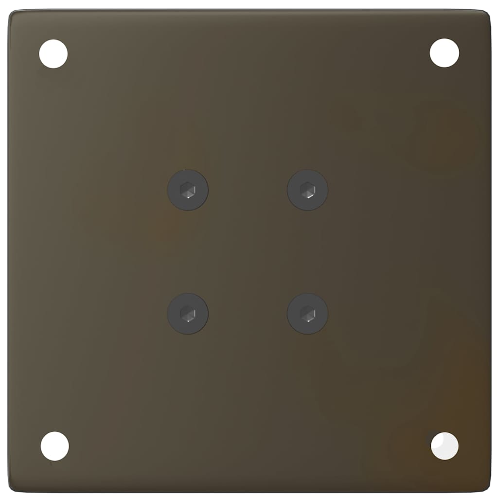 vidaXL Picioare pentru masă de cafea, 4 buc., oțel natural, 42-44 cm