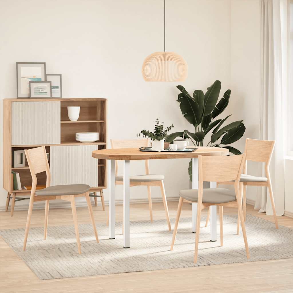 vidaXL Picioare masă consolă, 4 buc., alb, 72-74 cm, oțel