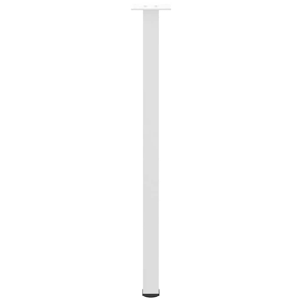vidaXL Picioare masă consolă, 4 buc., alb, 72-74 cm, oțel