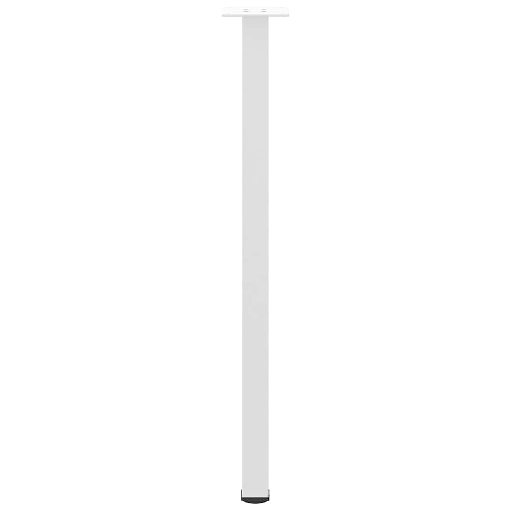 vidaXL Picioare masă consolă, 4 buc., alb, 72-74 cm, oțel