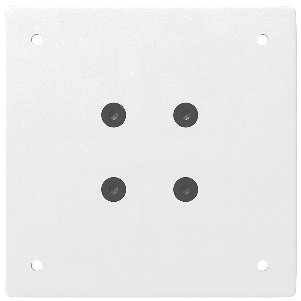 vidaXL Picioare masă consolă, 4 buc., alb, 72-74 cm, oțel