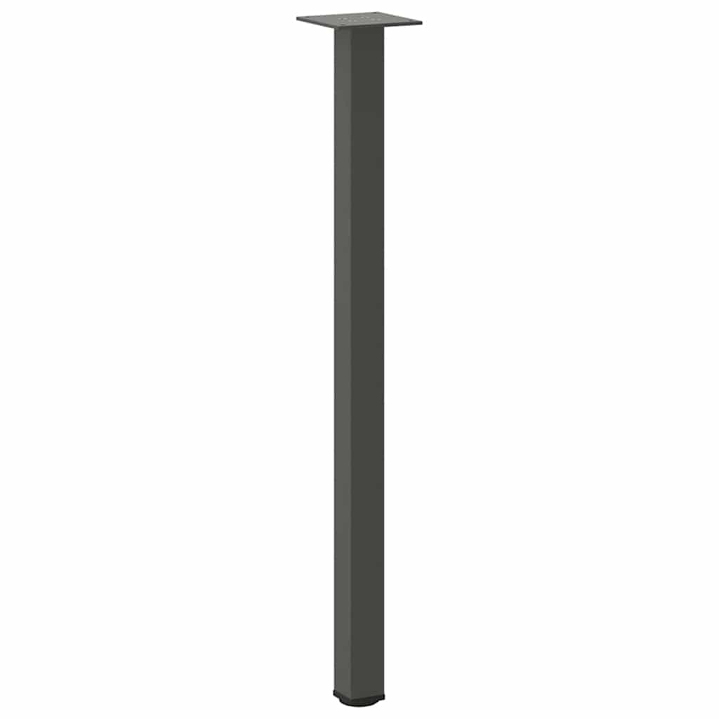 vidaXL Picioare masă consolă, antracit, 4 buc., 72-74 cm, oțel