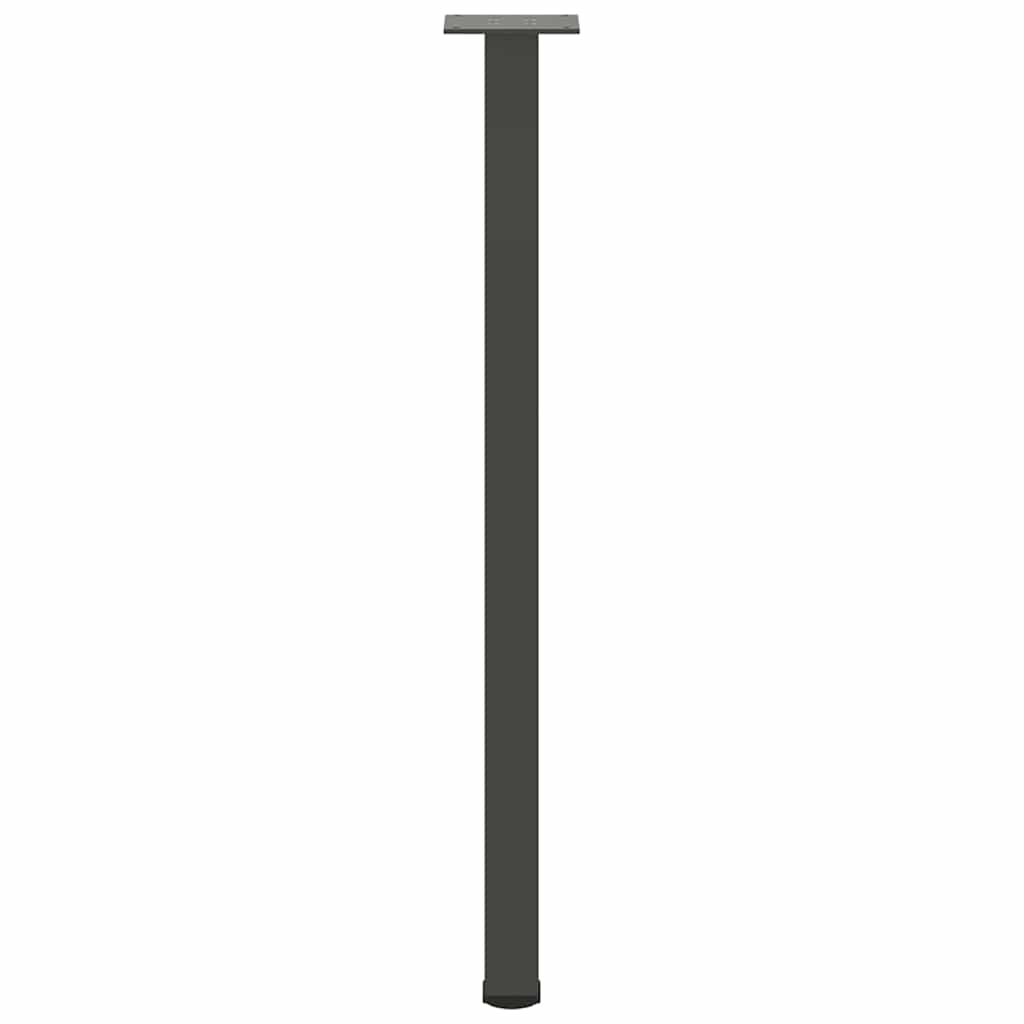 vidaXL Picioare masă consolă, antracit, 4 buc., 72-74 cm, oțel