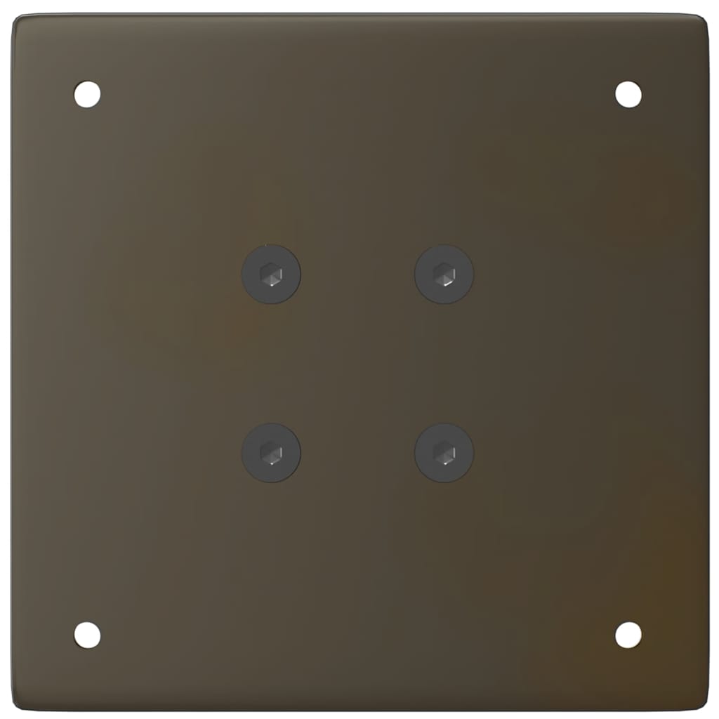 vidaXL Picioare masă consolă, 4 buc., oțel natural, 72-74 cm