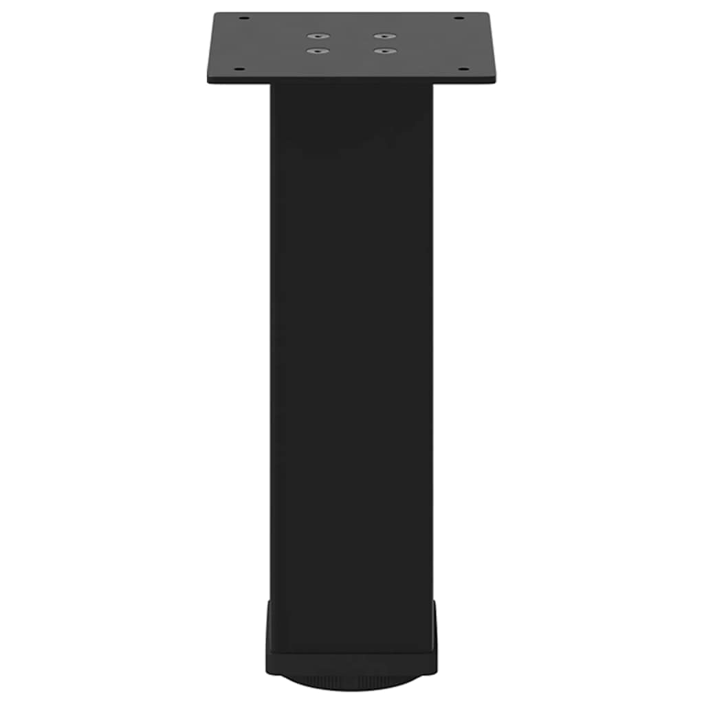 vidaXL Picioare pentru măsuță de cafea, 4 buc., negru, 30-32 cm, oțel vidaXL Picioare pentru măsuță de cafea, 4 buc., negru, 30-32 cm, oțel