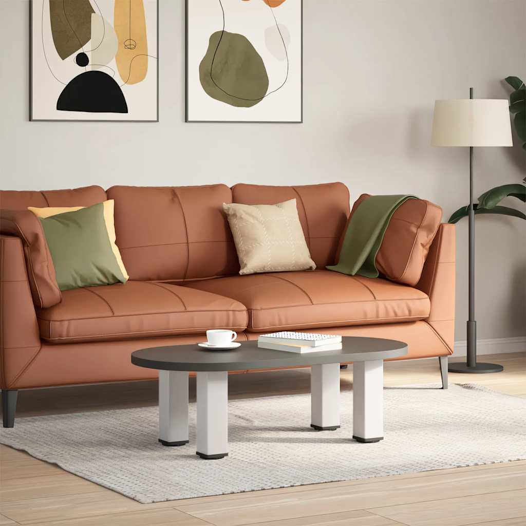 vidaXL Picioare pentru măsuță de cafea, 4 buc., alb, 30-32 cm, oțel vidaXL Picioare pentru măsuță de cafea, 4 buc., alb, 30-32 cm, oțel