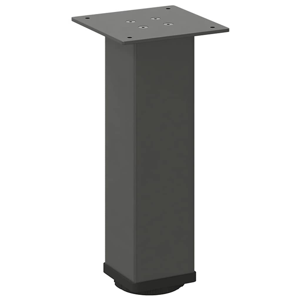 vidaXL Picioare pentru măsuță de cafea, antracit, 4 buc., 30-32 cm, oțel