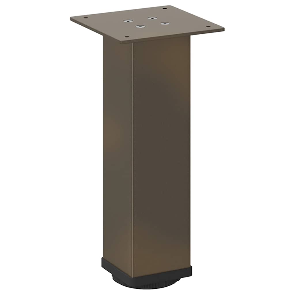 vidaXL Picioare pentru măsuță de cafea, 4 buc., oțel natural, 30-32 cm