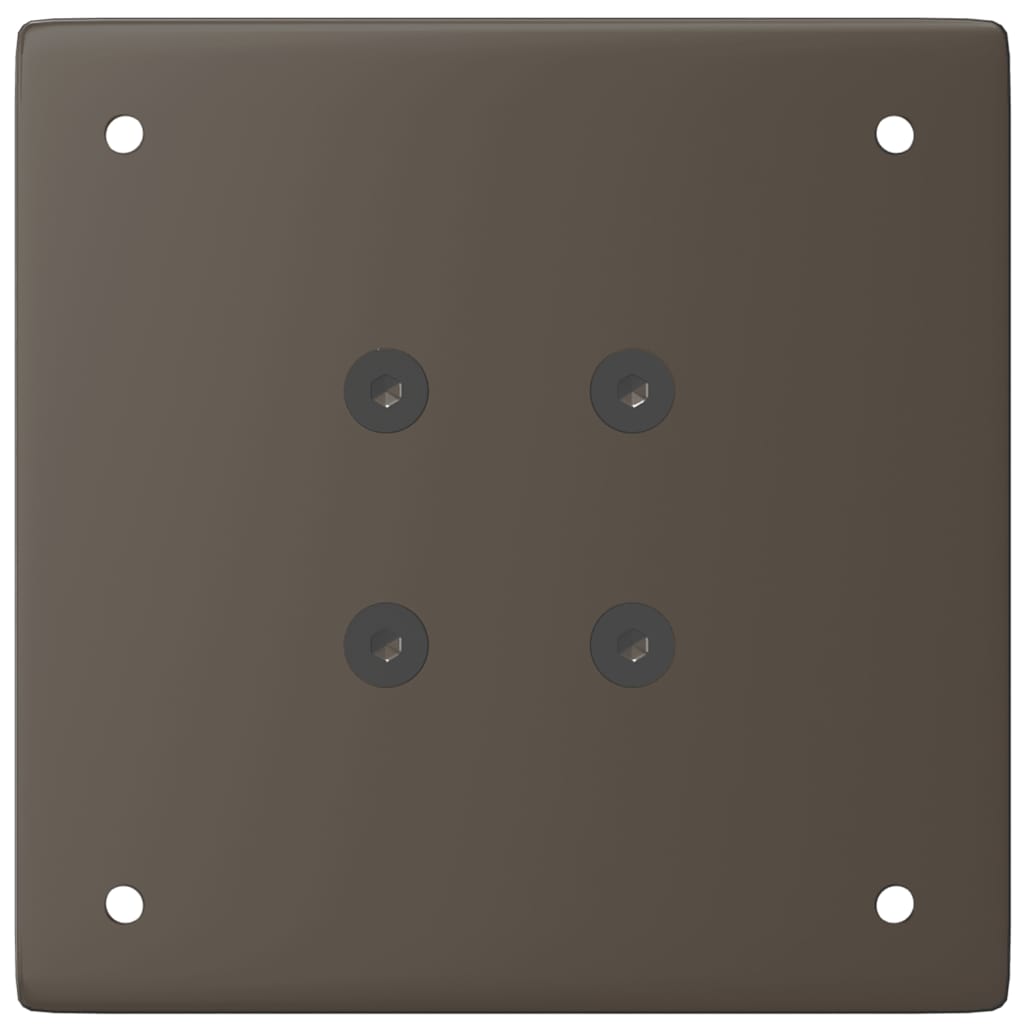 vidaXL Picioare pentru măsuță de cafea, 4 buc., oțel natural, 30-32 cm
