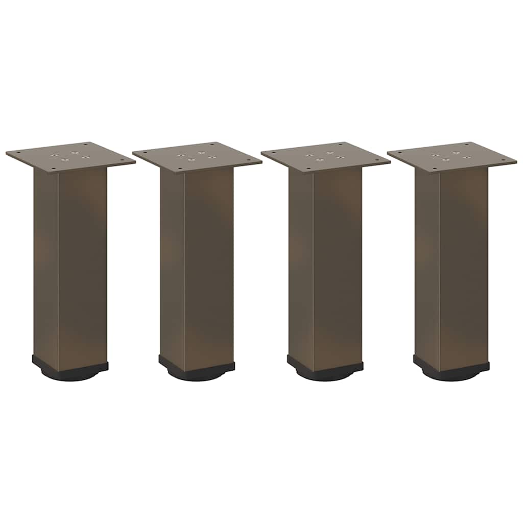 vidaXL Picioare pentru masă de cafea, 4 buc., oțel natural, 42-44 cm vidaXL Picioare pentru masă de cafea, 4 buc., oțel natural, 42-44 cm