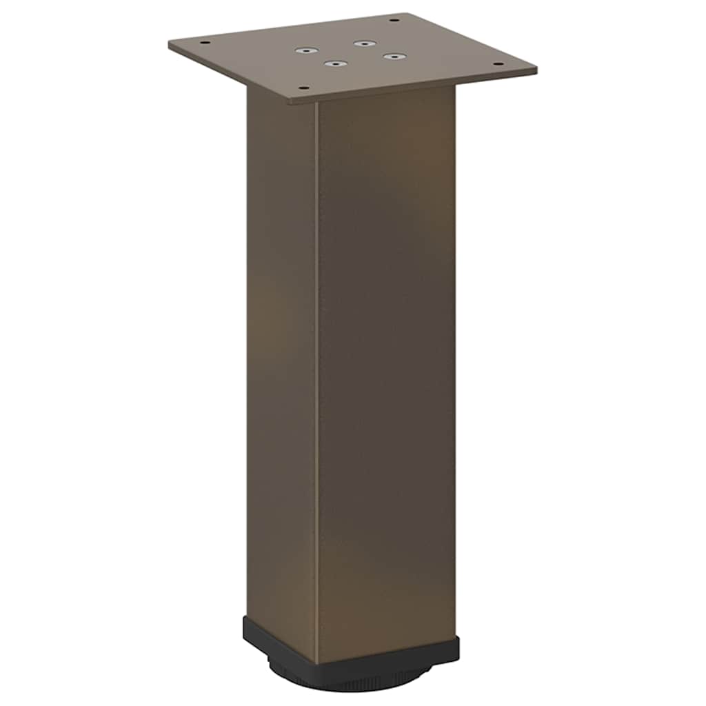 vidaXL Picioare pentru masă de cafea, 4 buc., oțel natural, 42-44 cm vidaXL Picioare pentru masă de cafea, 4 buc., oțel natural, 42-44 cm
