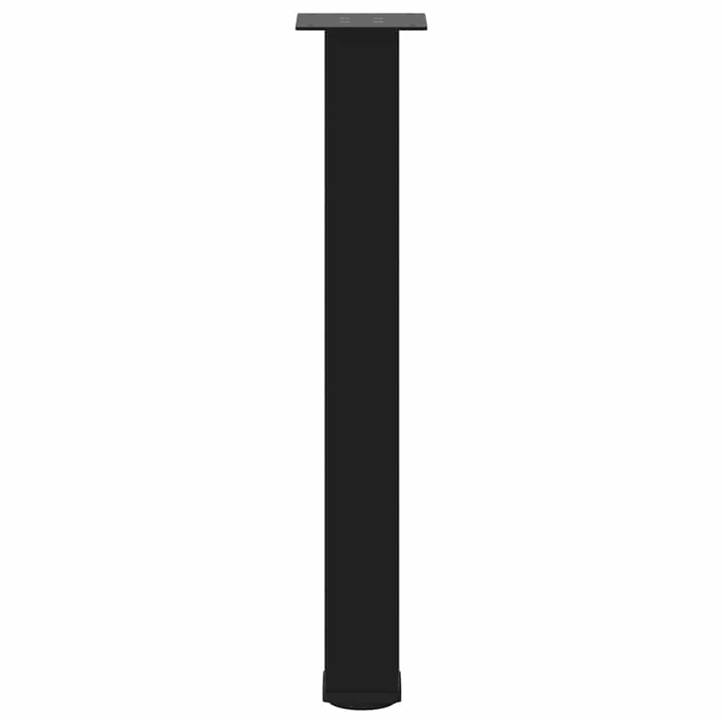 vidaXL Picioare masă consolă, 4 buc., negru, 72-74 cm, oțel