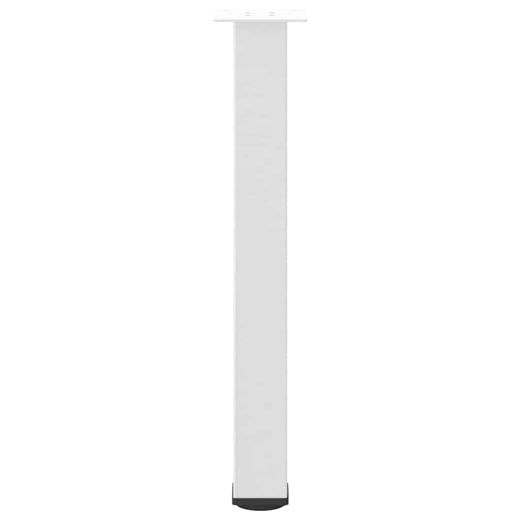 vidaXL Picioare masă consolă, 4 buc., alb, 72-74 cm, oțel