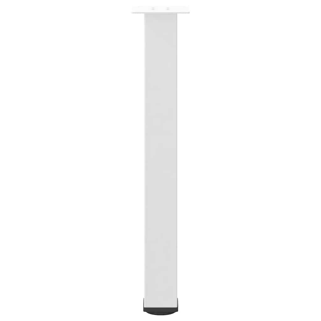 vidaXL Picioare masă consolă, 4 buc., alb, 72-74 cm, oțel