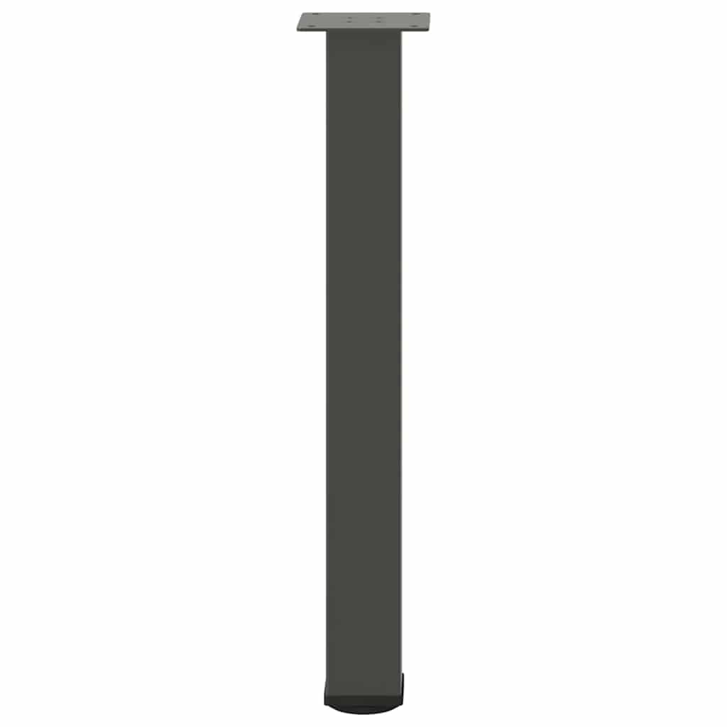 vidaXL Picioare masă consolă, antracit, 4 buc., 72-74 cm, oțel
