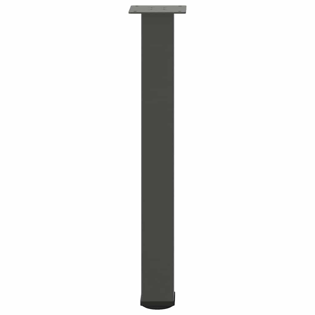 vidaXL Picioare masă consolă, antracit, 4 buc., 72-74 cm, oțel