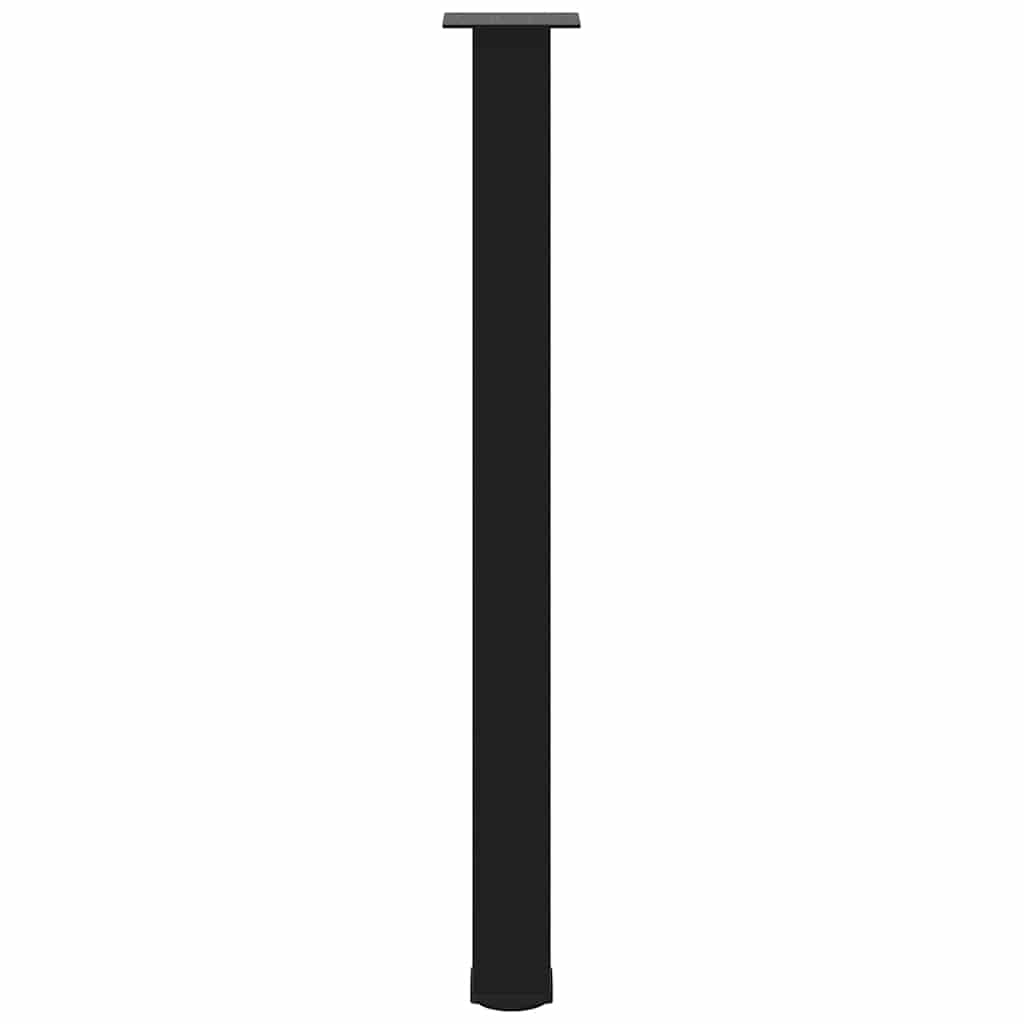 vidaXL Picioare de masă de bar, 4 buc., negru, 90-92 cm, oțel