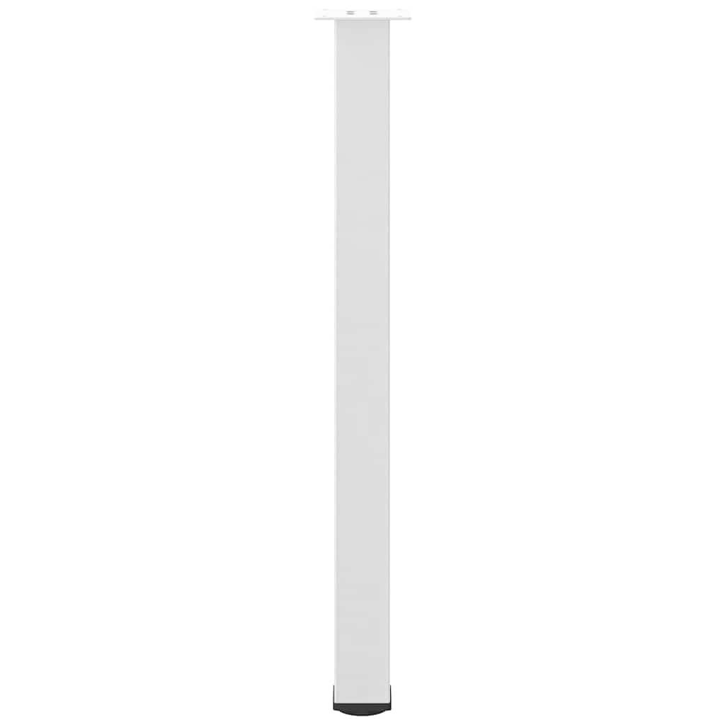 vidaXL Picioare de masă de bar, 4 buc., alb, 90-92 cm, oțel vidaXL Picioare de masă de bar, 4 buc., alb, 90-92 cm, oțel