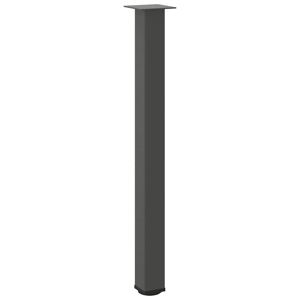 vidaXL Picioare de masă de bar, antracit, 4 buc., 90-92 cm, oțel vidaXL Picioare de masă de bar, antracit, 4 buc., 90-92 cm, oțel