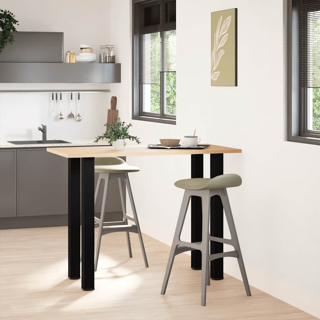vidaXL Picioare de masă de bar, 4 buc., negru, 100-102 cm, oțel vidaXL Picioare de masă de bar, 4 buc., negru, 100-102 cm, oțel