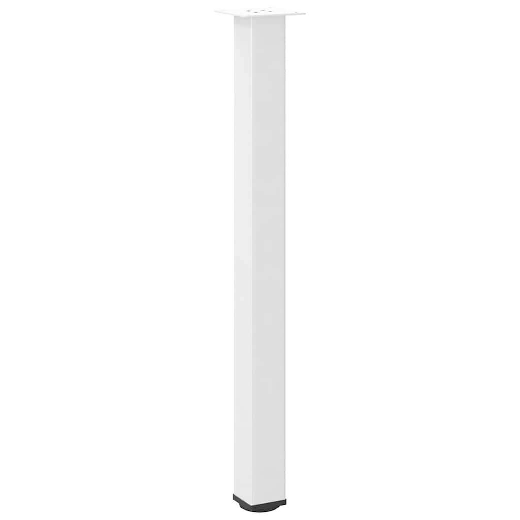 vidaXL Picioare de masă de bar, 4 buc., alb, 100-102 cm, oțel vidaXL Picioare de masă de bar, 4 buc., alb, 100-102 cm, oțel