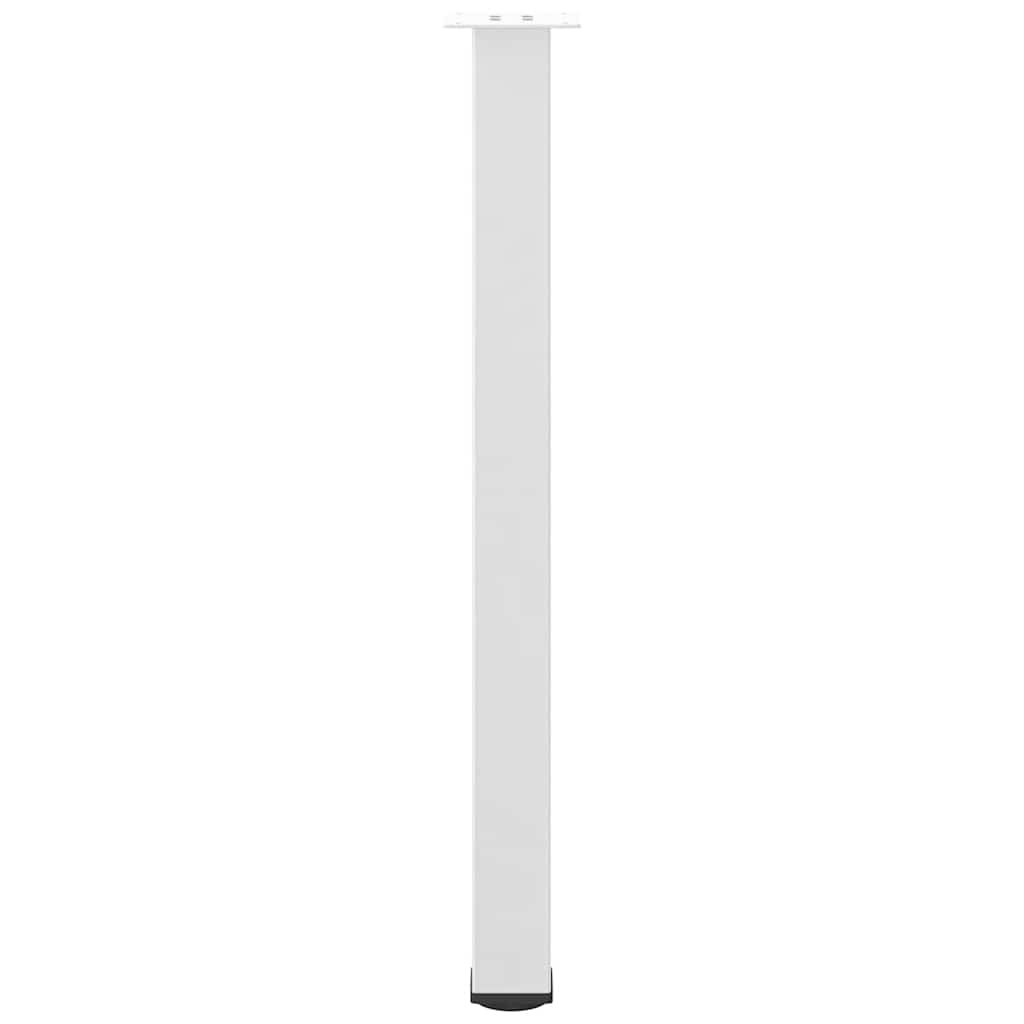 vidaXL Picioare de masă de bar, 4 buc., alb, 100-102 cm, oțel vidaXL Picioare de masă de bar, 4 buc., alb, 100-102 cm, oțel