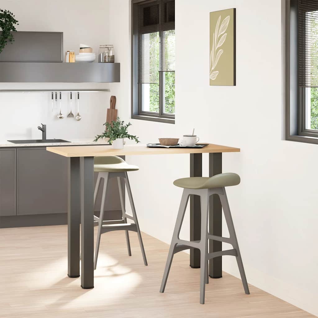 vidaXL Picioare de masă de bar, antracit, 4 buc., 100-102 cm, oțel