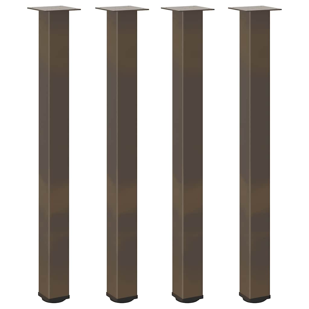 vidaXL Picioare de masă de bar, 4 buc., oțel natural, 100-102 cm vidaXL Picioare de masă de bar, 4 buc., oțel natural, 100-102 cm