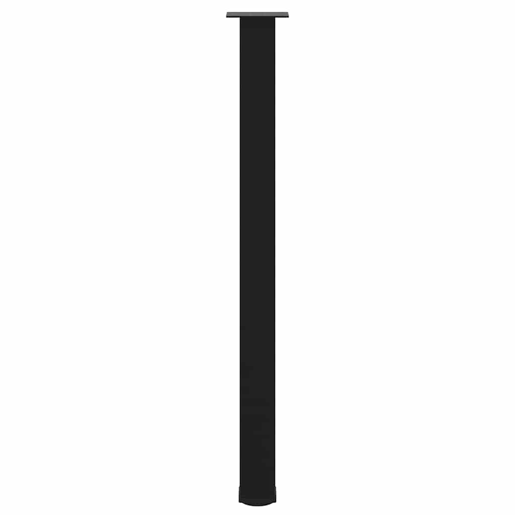 vidaXL Picioare de masă de bar, 4 buc., negru, 110-112 cm, oțel