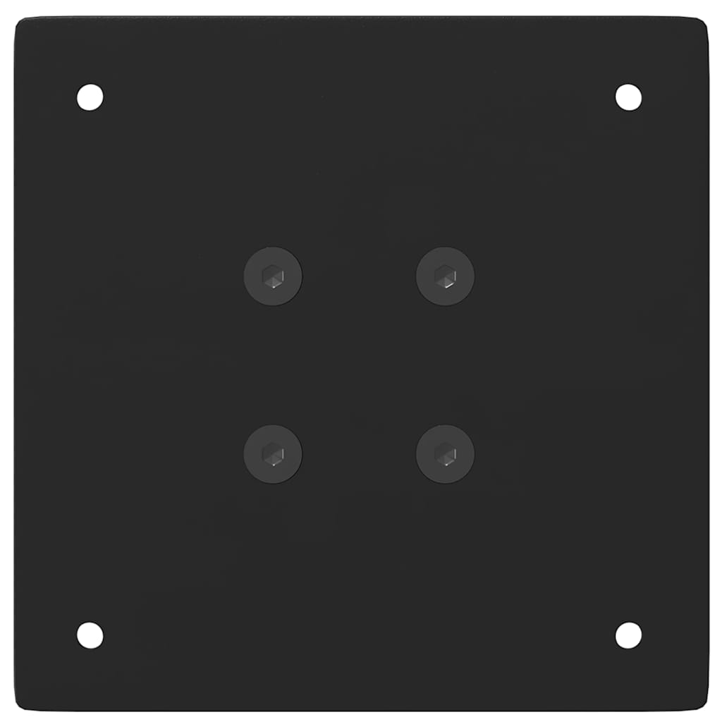 vidaXL Picioare de masă de bar, 4 buc., negru, 110-112 cm, oțel