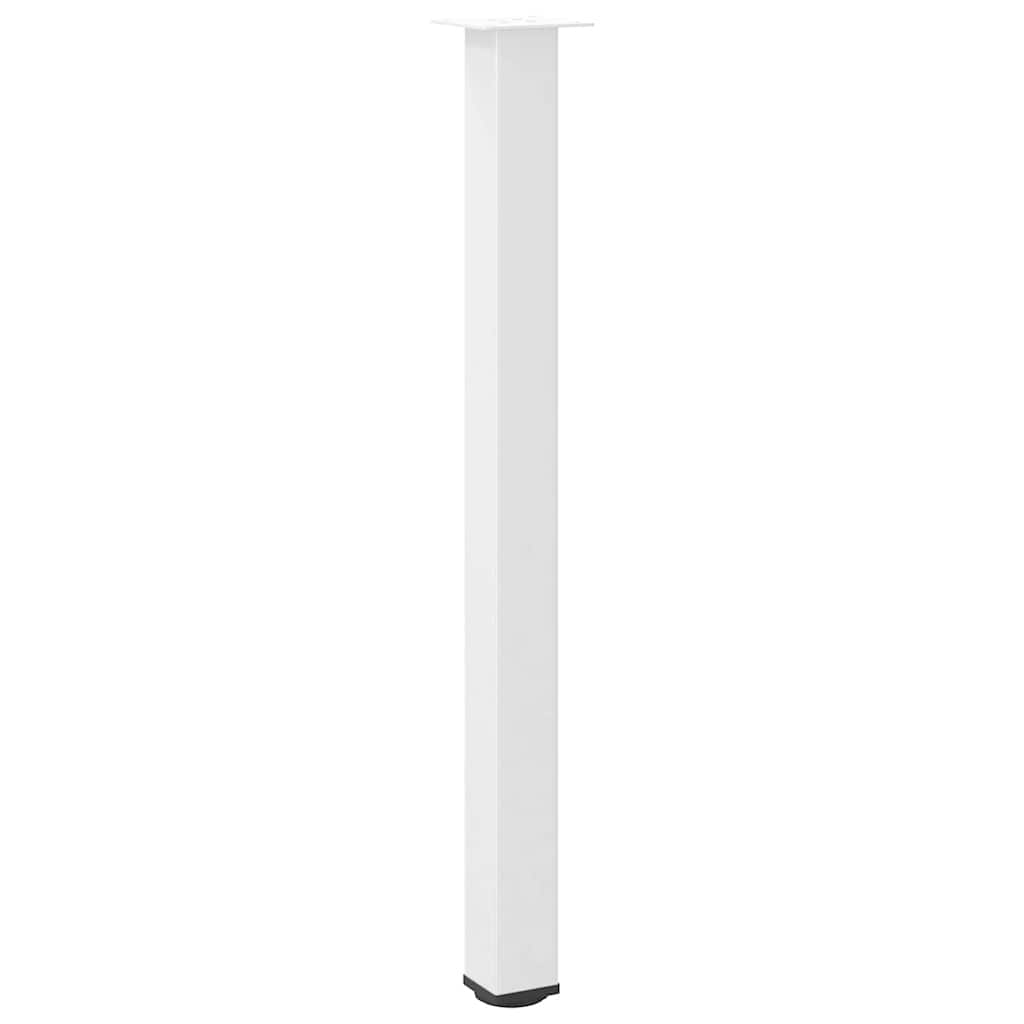 vidaXL Picioare de masă de bar, 4 buc., alb, 110-112 cm, oțel vidaXL Picioare de masă de bar, 4 buc., alb, 110-112 cm, oțel