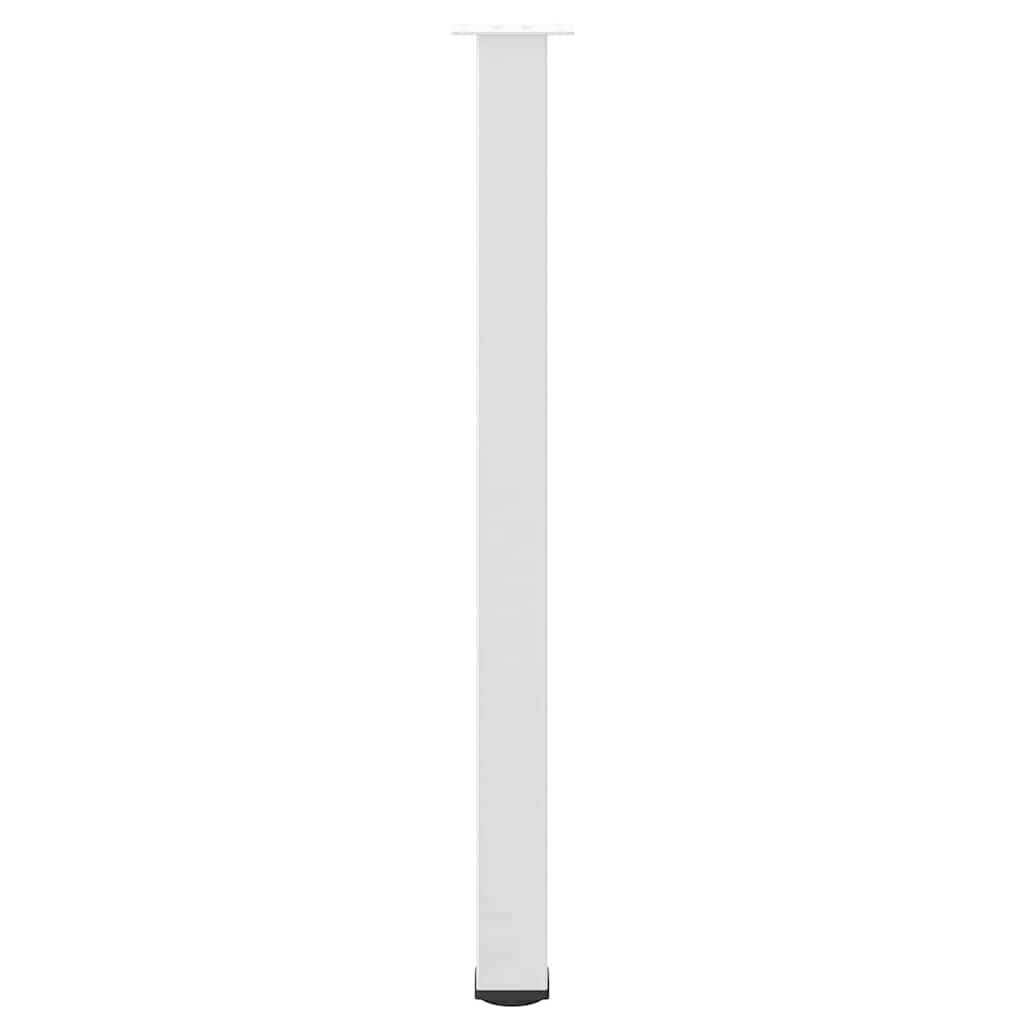 vidaXL Picioare de masă de bar, 4 buc., alb, 110-112 cm, oțel vidaXL Picioare de masă de bar, 4 buc., alb, 110-112 cm, oțel