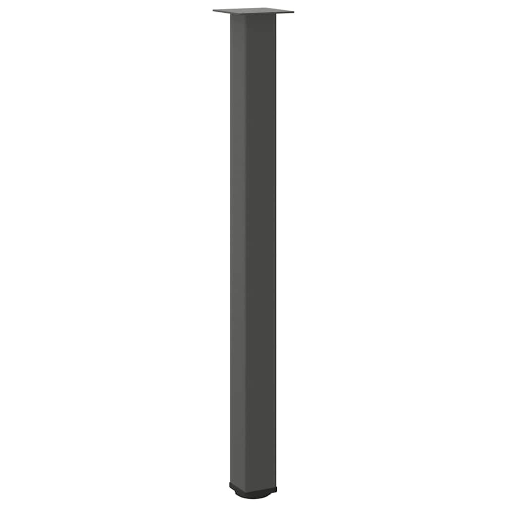 vidaXL Picioare de masă de bar, antracit, 4 buc., 110-112 cm, oțel