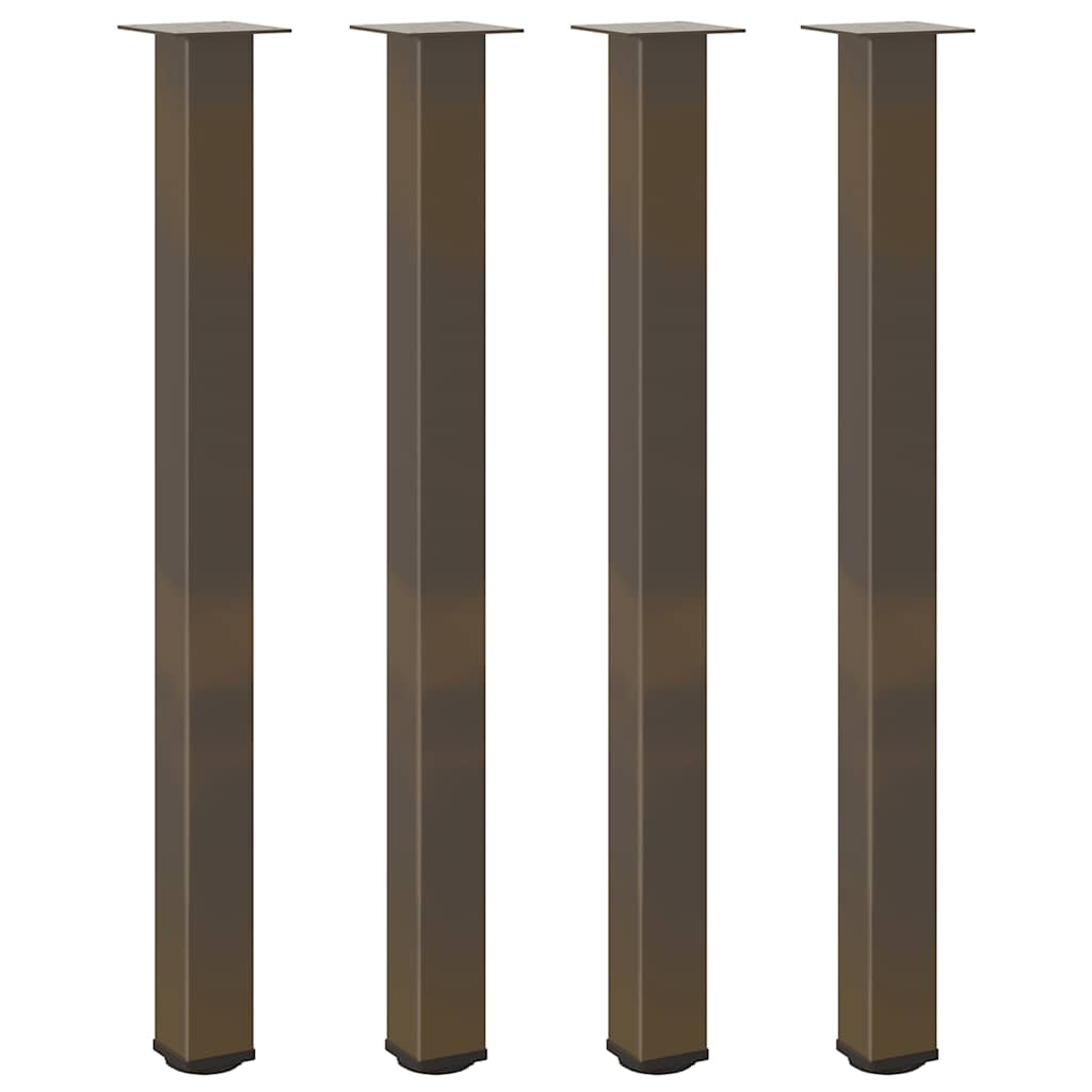 vidaXL Picioare de masă de bar, 4 buc., oțel natural, 110-112 cm vidaXL Picioare de masă de bar, 4 buc., oțel natural, 110-112 cm