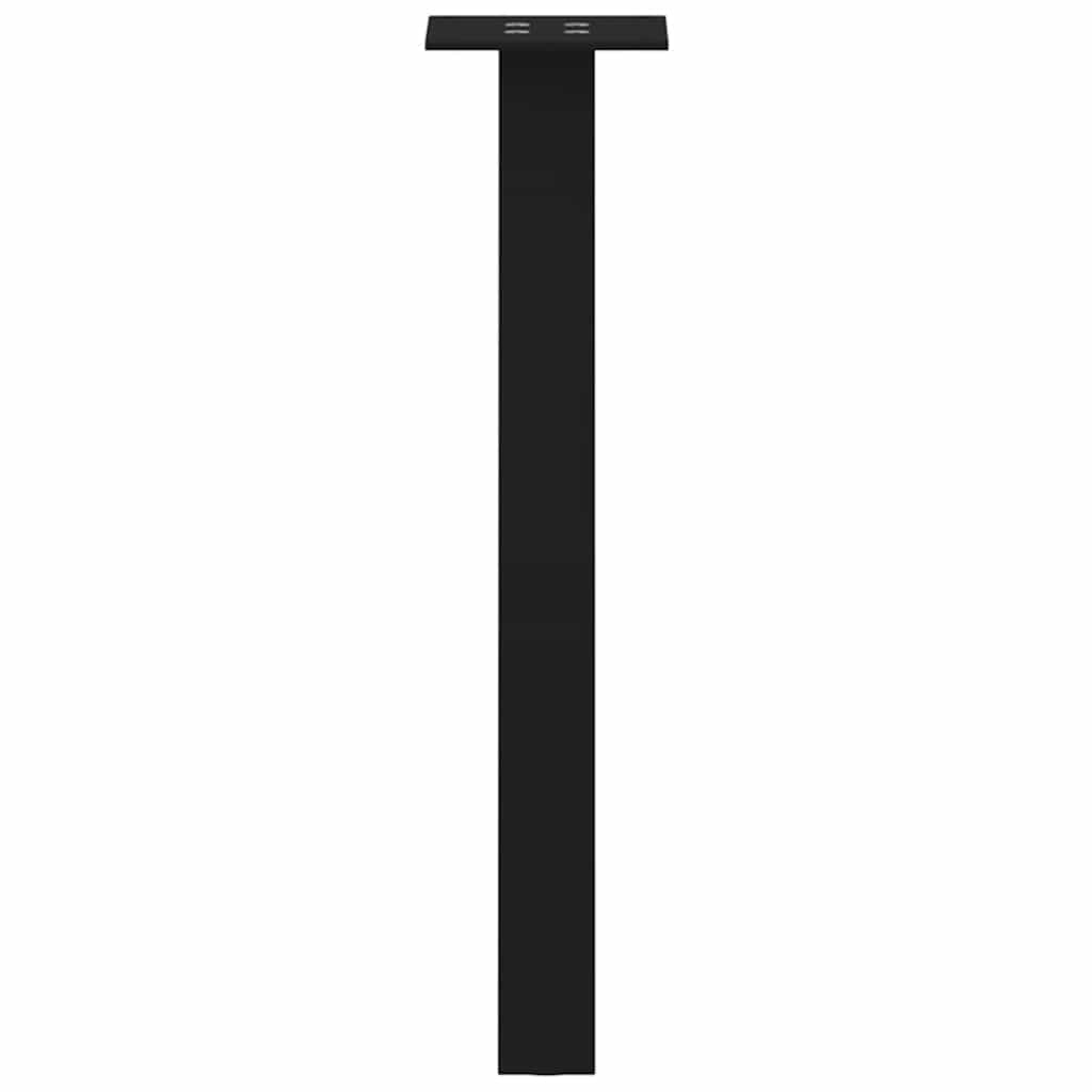 vidaXL Picioare pentru măsuță de cafea, 4 buc., negru, 30 cm, oțel vidaXL Picioare pentru măsuță de cafea, 4 buc., negru, 30 cm, oțel