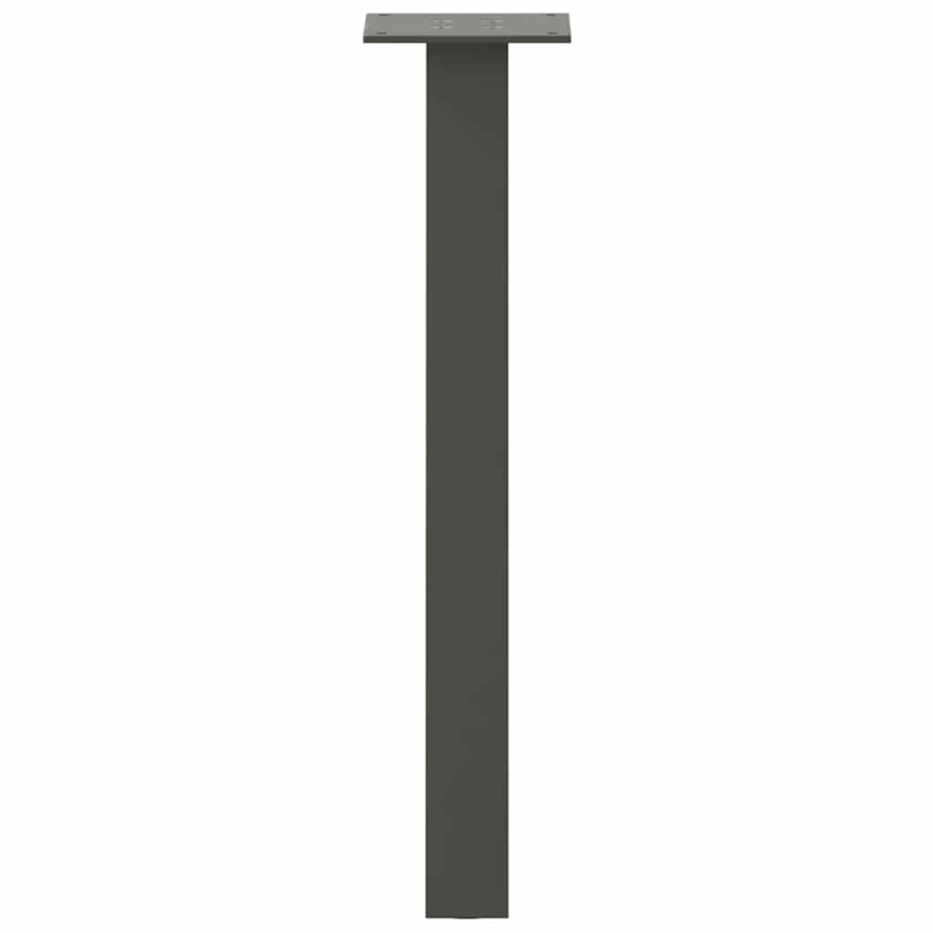 vidaXL Picioare pentru măsuță de cafea, antracit, 4 buc., 30 cm, oțel