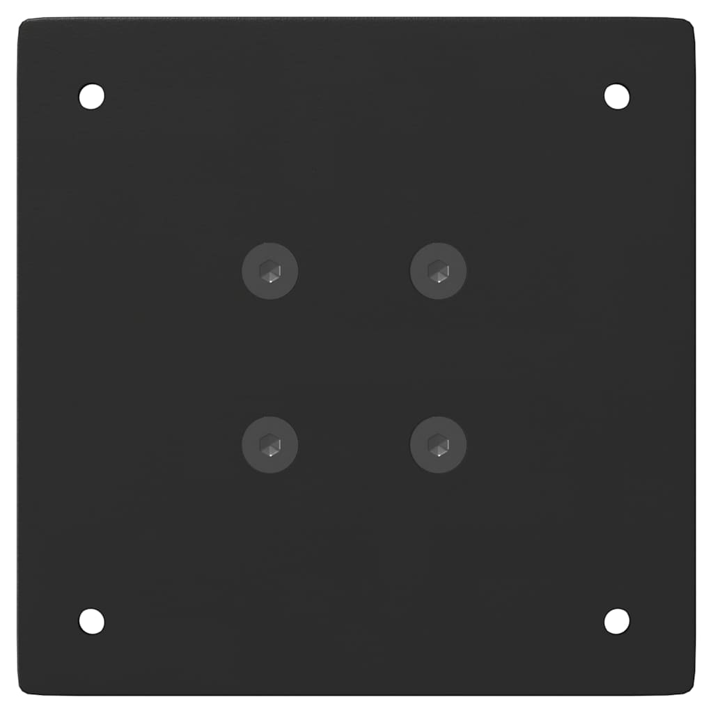 vidaXL Picioare pentru măsuță de cafea, 4 buc., negru, 42 cm, oțel