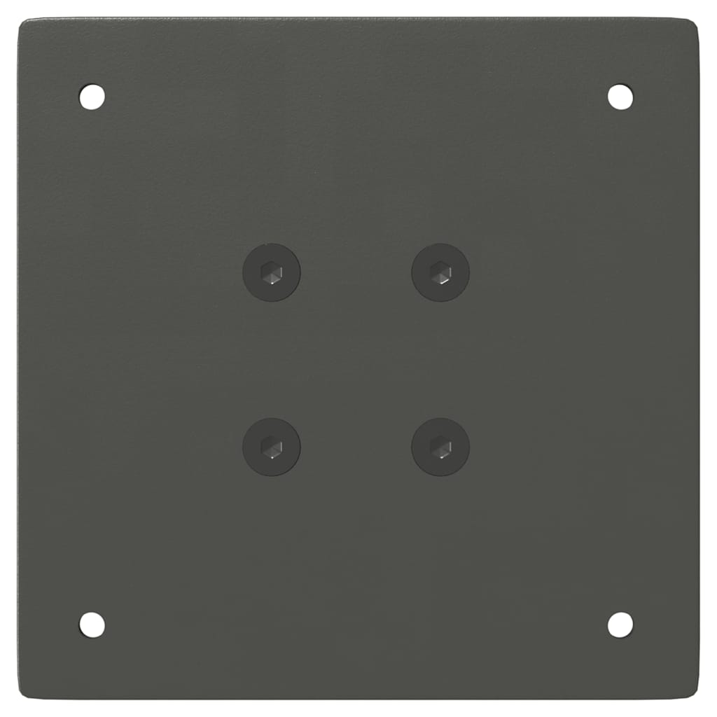 vidaXL Picioare pentru măsuță de cafea, antracit, 42 cm, oțel, 4 buc.