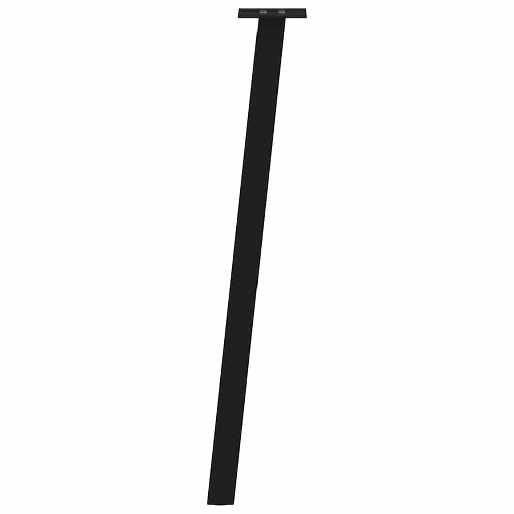 vidaXL Picioare masă consolă, 4 buc., negru, 72 cm, oțel