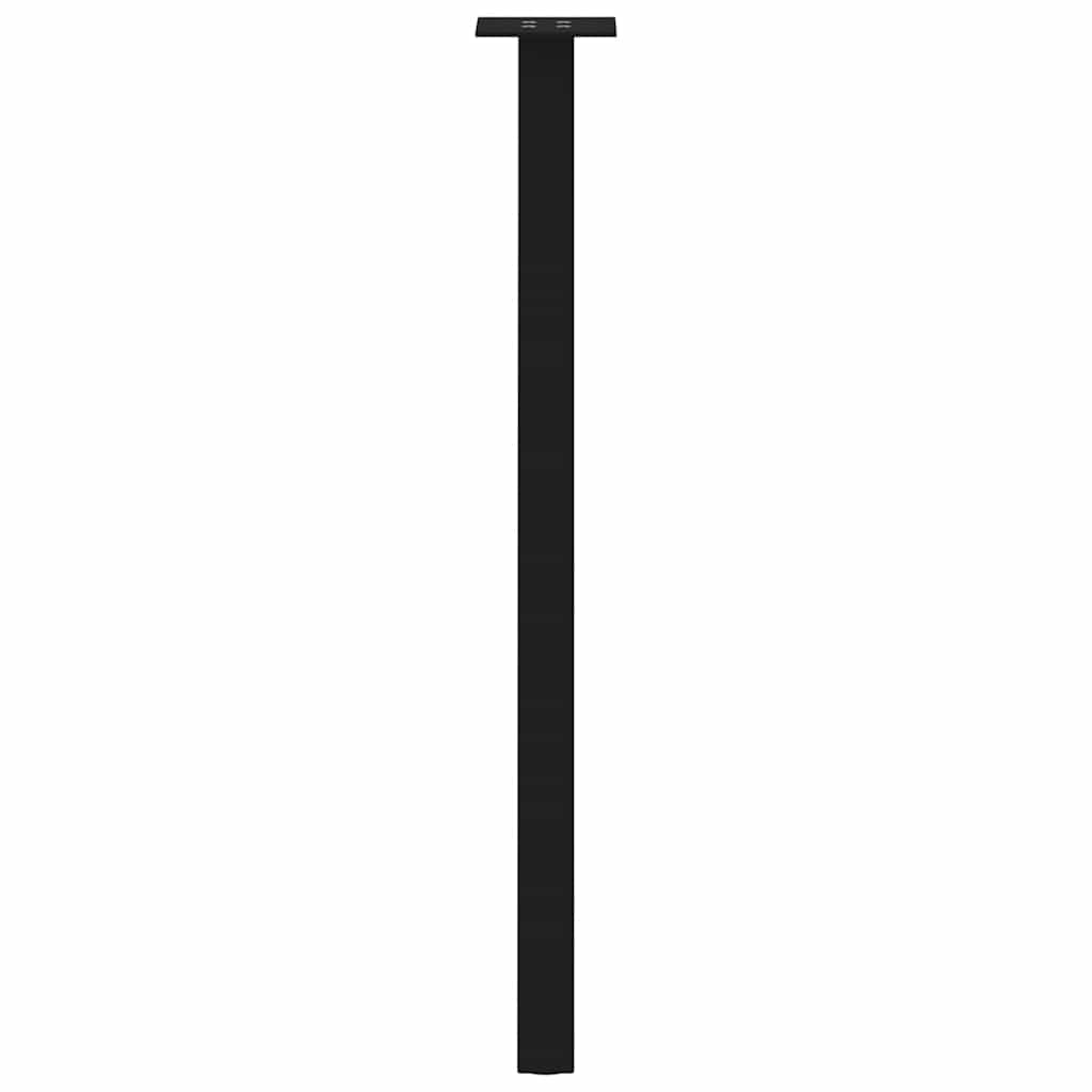 vidaXL Picioare masă consolă, 4 buc., negru, 72 cm, oțel