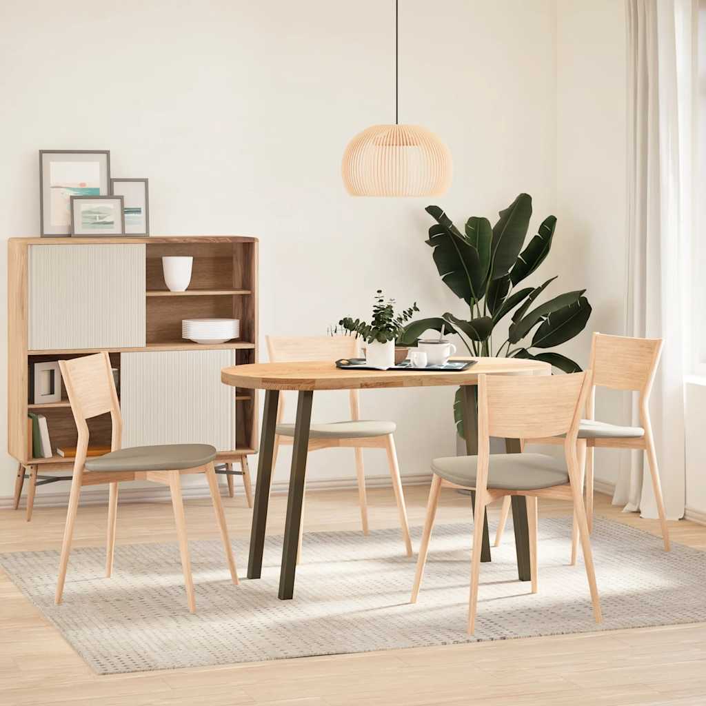 vidaXL Picioare masă consolă, 4 buc., oțel natural, 72 cm