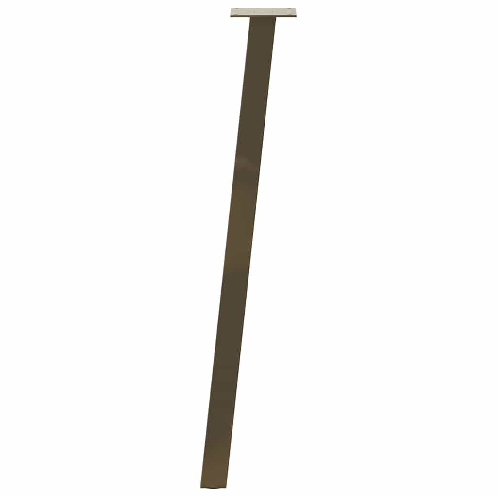 vidaXL Picioare masă consolă, 4 buc., oțel natural, 72 cm