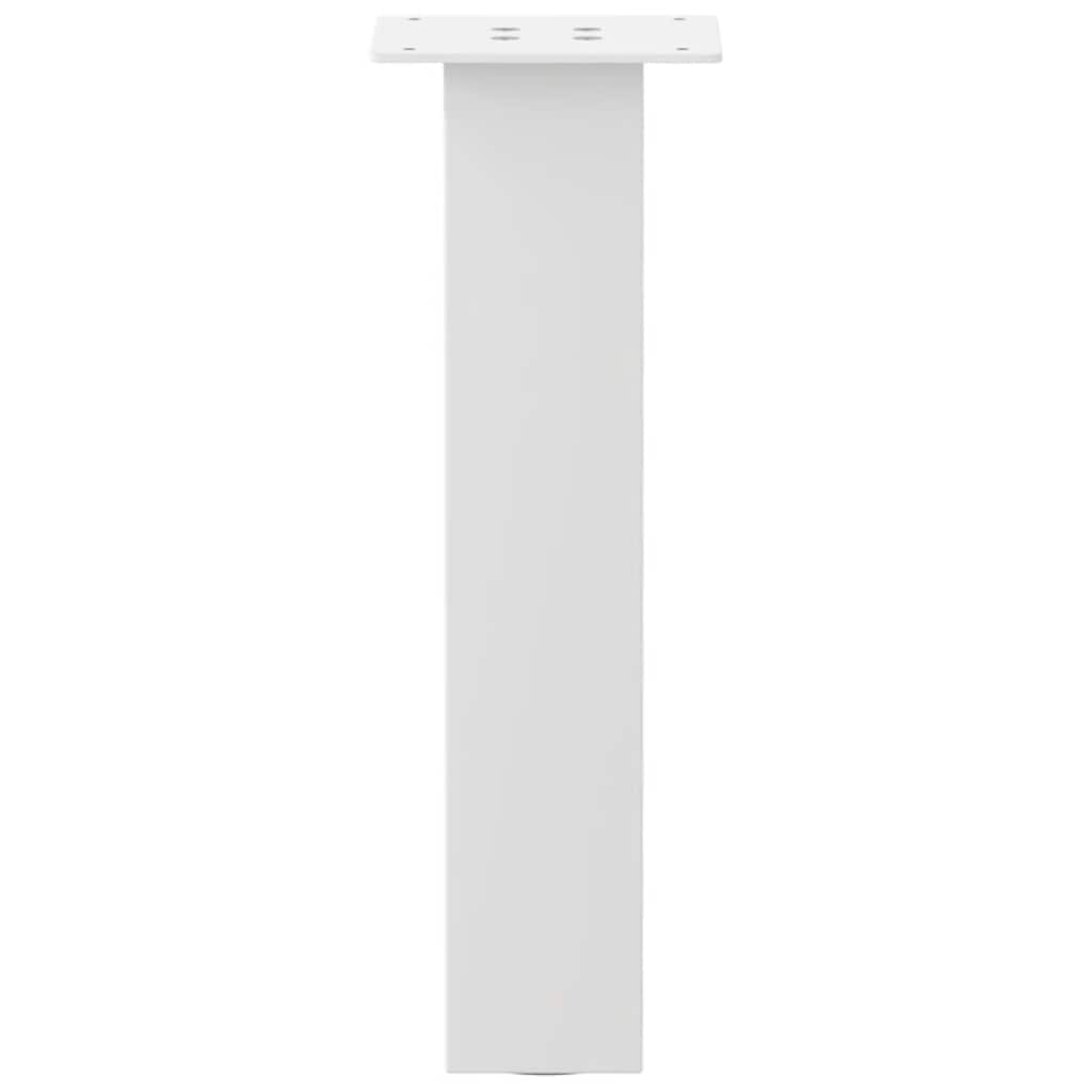 vidaXL Picioare pentru măsuță de cafea, 4 buc., alb, 30 cm, oțel vidaXL Picioare pentru măsuță de cafea, 4 buc., alb, 30 cm, oțel