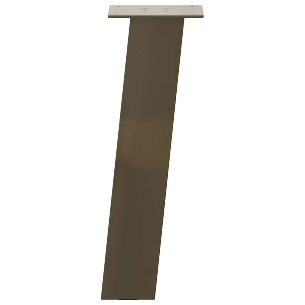 vidaXL Picioare pentru masă de cafea, 4 buc., oțel natural, 42 cm vidaXL Picioare pentru masă de cafea, 4 buc., oțel natural, 42 cm