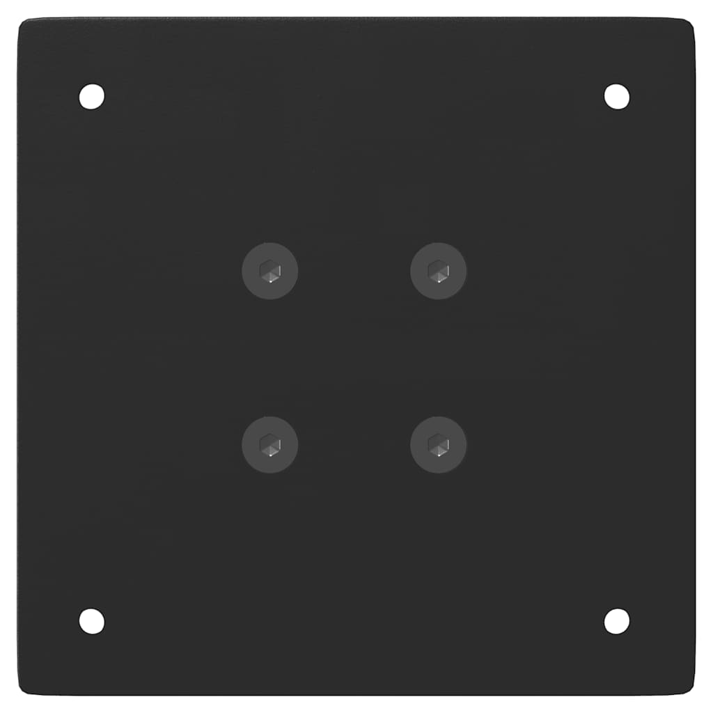 vidaXL Picioare masă consolă, 4 buc., negru, 72 cm, oțel