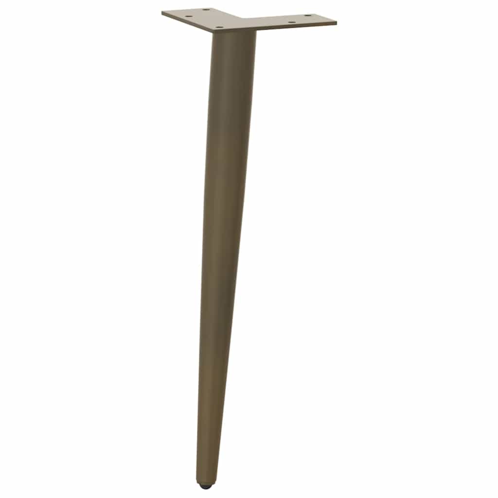 vidaXL Picioare pentru măsuță de cafea, formă conică, 4 buc., oțel natural, 30-31 cm vidaXL Picioare pentru măsuță de cafea, formă conică, 4 buc., oțel natural, 30-31 cm